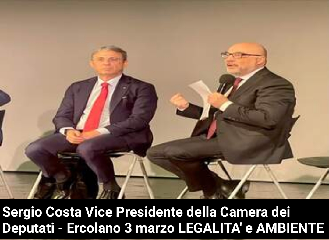 PSCconference4  on. Sergio  Costa Vice Presidente della Camera dei Deputati - Ercolano 3 marzo LEGALITA' e AMBIENTE