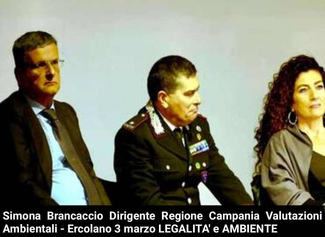 PSCconference8 avv. Simona Brancaccio Dirigente Regione Campania Valutazioni Ambientali  - Ercolano 3 marzo LEGALITA' e AMBIENTE