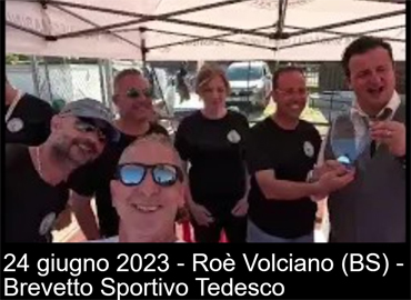 055 - 24 giugno 2023 - Roè Volciano (BS) - Brevetto Sportivo Tedesco